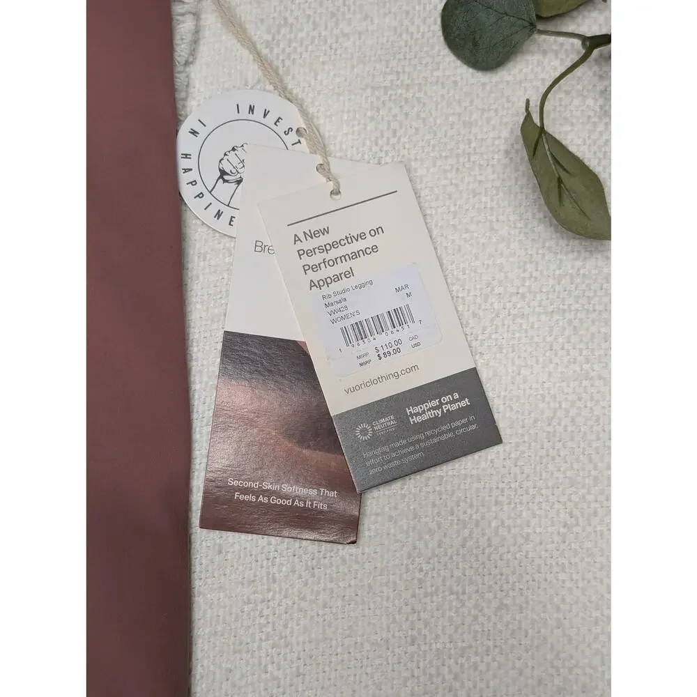 Vuori Rib Studio Legging in Masala - Picture 3 of 5